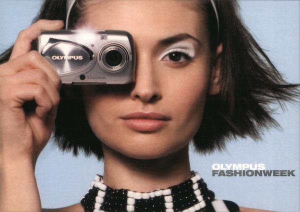 Olympus Cameras Fashion Week Rack Cards