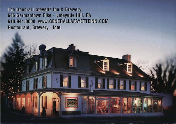 The General Lafayette Inn & Brewery Lafayette Hill, PA
