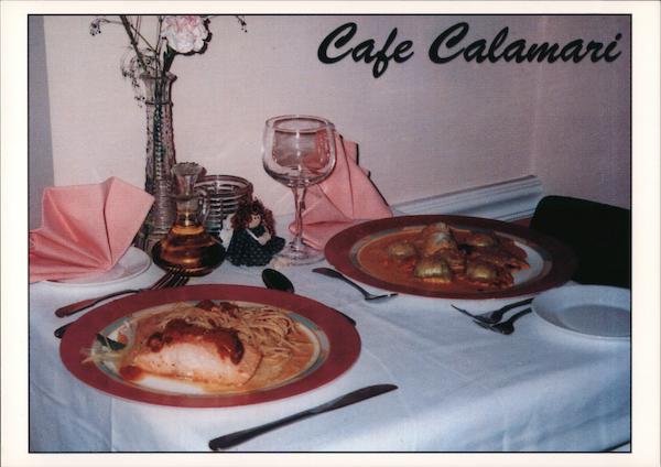 Cafe Calamari Philadephia, PA Rack Cards