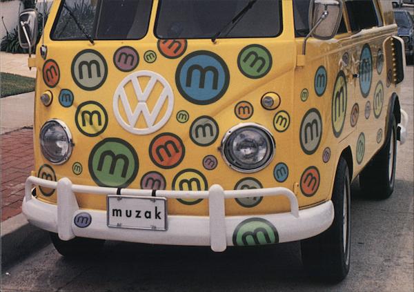 Muzak Audio Marketing Rack Cards