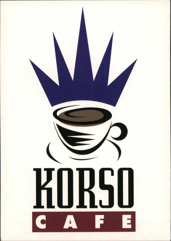 Korso Cafe in San Francisco Rack Cards