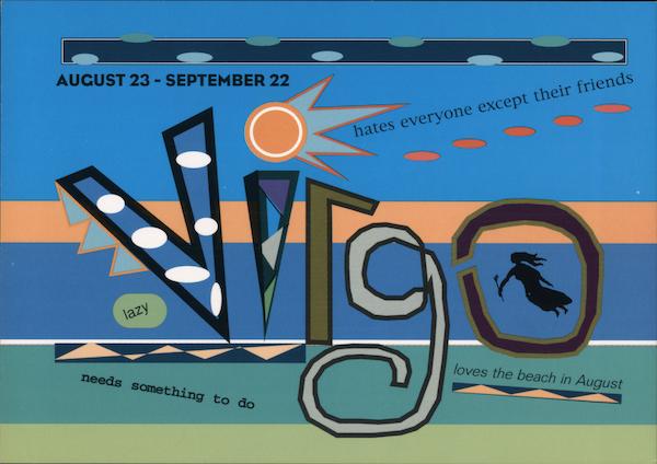 Virgo August 23 - September 22 Rack Cards