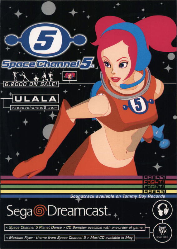 Space Channel 5 Ulala Rack Cards