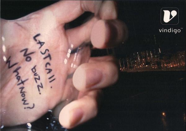 Vindigo Food & Entertainment Guide - Palm Pilot Rack Cards