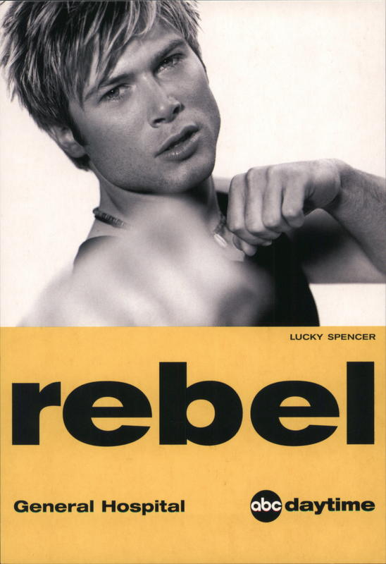 Lucky Spencer General Hospital ABC Daytime Rack Cards