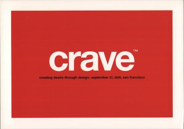 Crave Conference in San Francisco Rack Cards