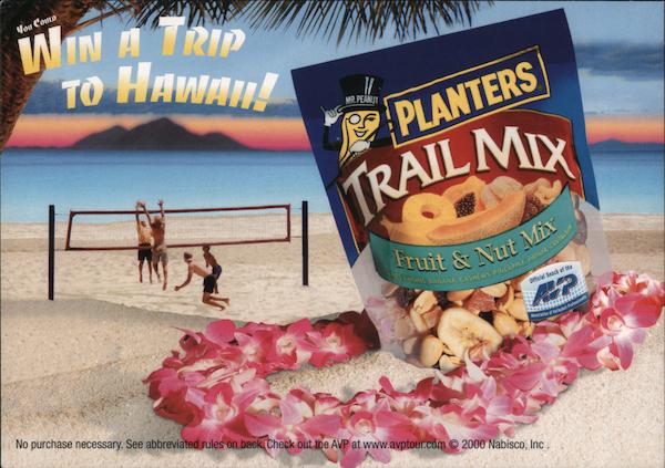 Planter's Trail Mix Sweepstakes Rack Cards