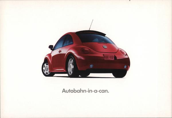 Autobahn-in-a-Can The New Volswagen Big Turbo Rack Cards