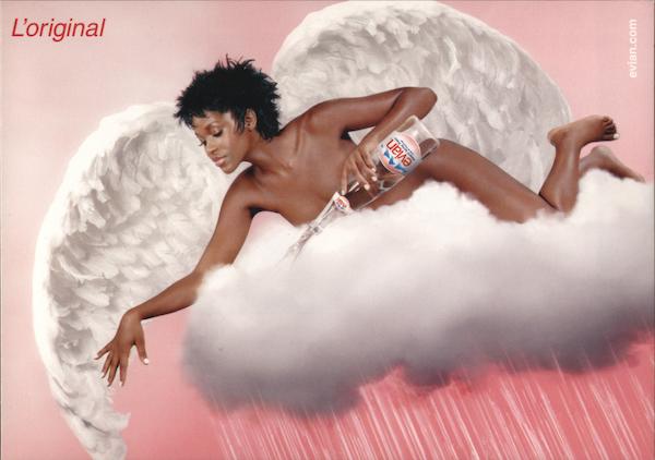 L'original Evian Advertising Rack Cards