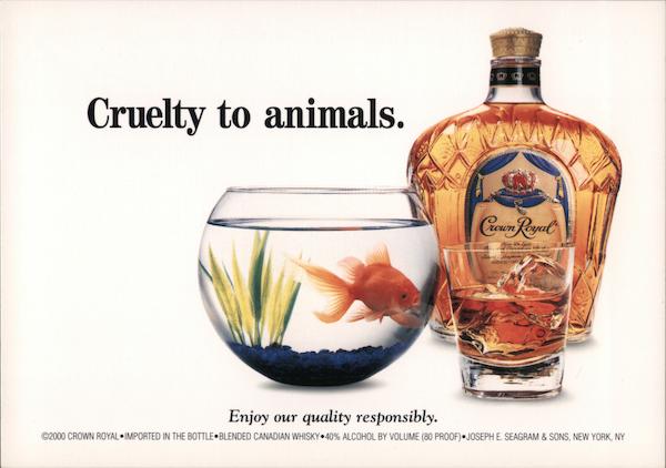 Crown Royal Smooth Canadian Whisky Rack Cards