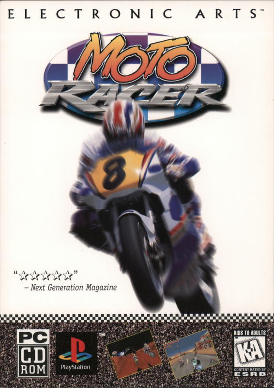 Electronic Arts Moto Racer Rack Cards