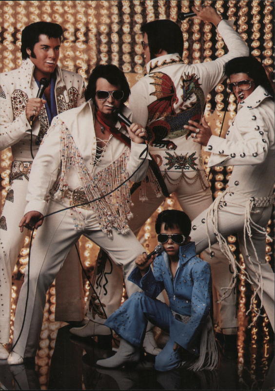 Elvis Impersonators Got Milk Advertising Rack Cards