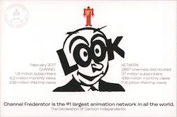 Channel Frederator is the #1 largest animation network in the world. Rack Cards Postcard Postcard Postcard