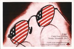 Vote! United States Elections Tuesday, November 6, 2012 Postcard