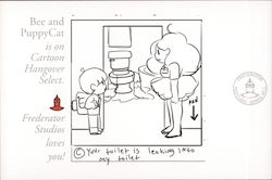 Frederator Studios Bee and PuppyCat is on Cartoon Hangover Select Postcard