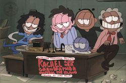 Rachel and her Grandfather Control the Island - Frederator Networks Postcard