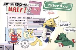 Cartoon Hangover Tyler & Co Limited Edition Postcard