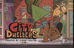 Cartoon Hangover Presents "City Dwellers" - Frederator Networks Postcard