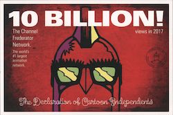10 Billion Views in 2017 Frederator Network Postcard