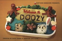 Cartoon Hangover presents "Welcome to Doozy" Postcard