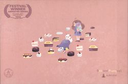 Bee and PuppyCat Frederator Studios Postcard