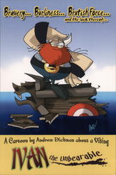 Ivan the Unbearable Cartoon Limited Edition Postcard