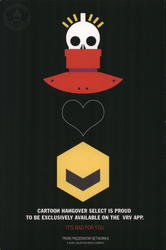 Cartoon Hangover Select Is Proud To Be Exclusively Available on The VRV APP. From Frederator Networks Postcard