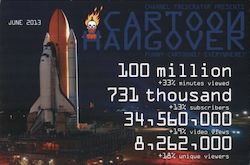 Cartoon Hangover June 2013 Postcard