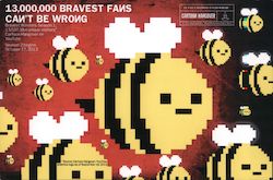 13,000,000 Bravest Fans Can't Be Wrong by Cartoon Hangover Postcard