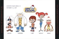 Ape Escape Characters Frederator Postcard