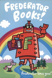 Frederator Books! Frederator loves you! Postcard