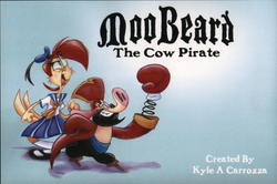 "Moo Beard The Cow Pirate" by Kyle A Carrozza - Frederator Postcard