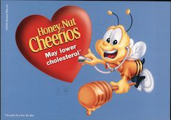 Bee Happy / Healthy - Honey Nut Cheerios Postcard