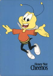 Honey Nut Cheerios Bee Advertising Postcard