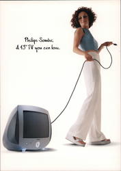 Philips Somba a 13" TV you can love Postcard