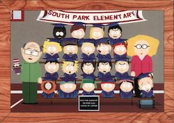 South Park Advertising Postcard