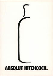 Absolut Hitchcock Advertising Postcard