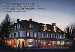 The General Lafayette Inn & Brewery Lafayette Hill, PA Postcard