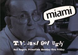 Miami a New T.V. Station Postcard