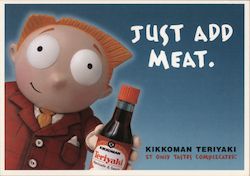 Kikkoman Teriyaki "Just Add Meat" Postcard