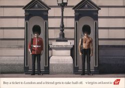 Virgin Atlantic Half Price Companion Offer to London Postcard