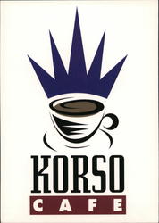 Korso Cafe in San Francisco Postcard