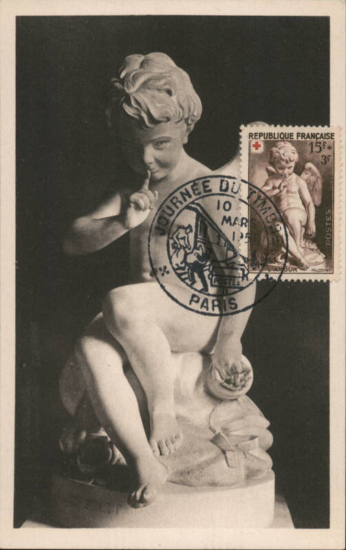 L'Amour by Falconnet, Musée du Louvre Paris France