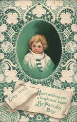 Baby in Green St. Patrick's Day Postcard Postcard