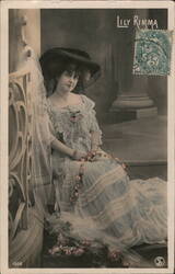 Lily Rimma, French Actress, Portrait Postcard Postcard