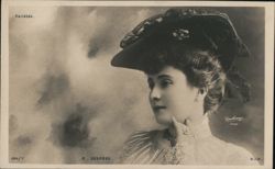 Portrait of a Woman with a Hat Postcard