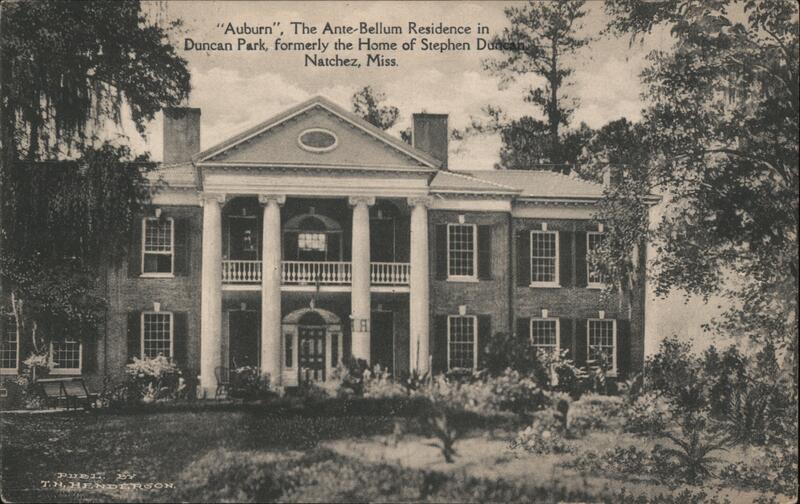 Auburn, Ante-Bellum Home of Stephen Duncan, Natchez, MS Mississippi