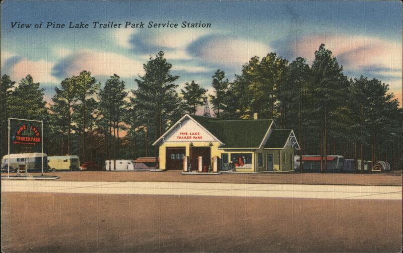 Pine Lake Trailer Park Service Station, Raleigh NC North Carolina