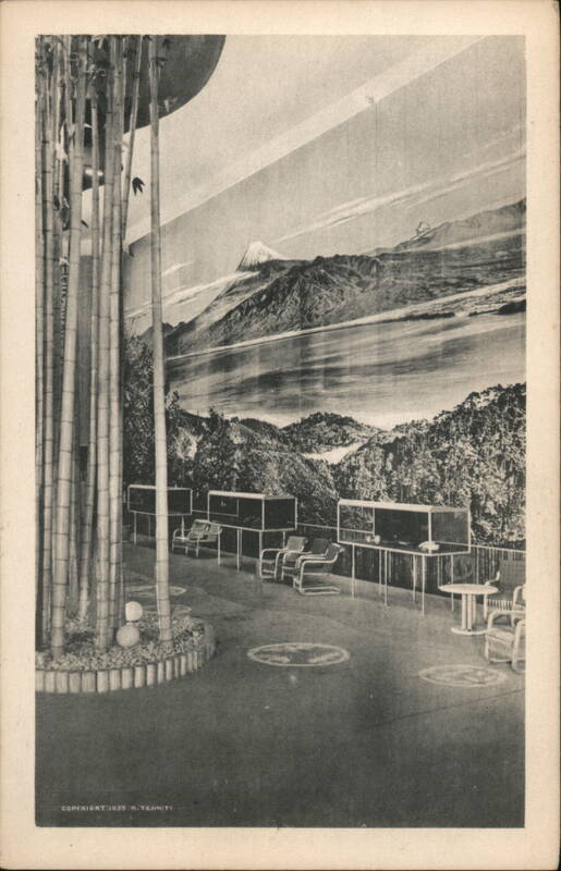 1939 World's Fair Japan Hall Photo Mural Mount Fuji New York City
