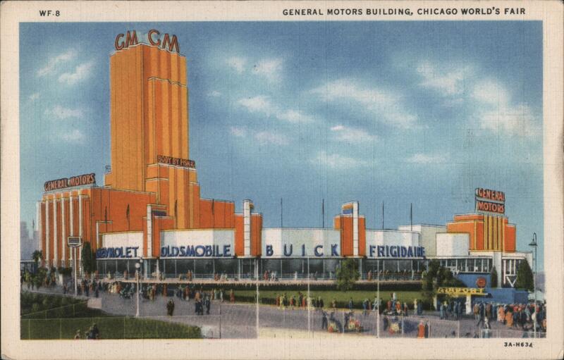 General Motors Building, Chicago World's Fair Illinois